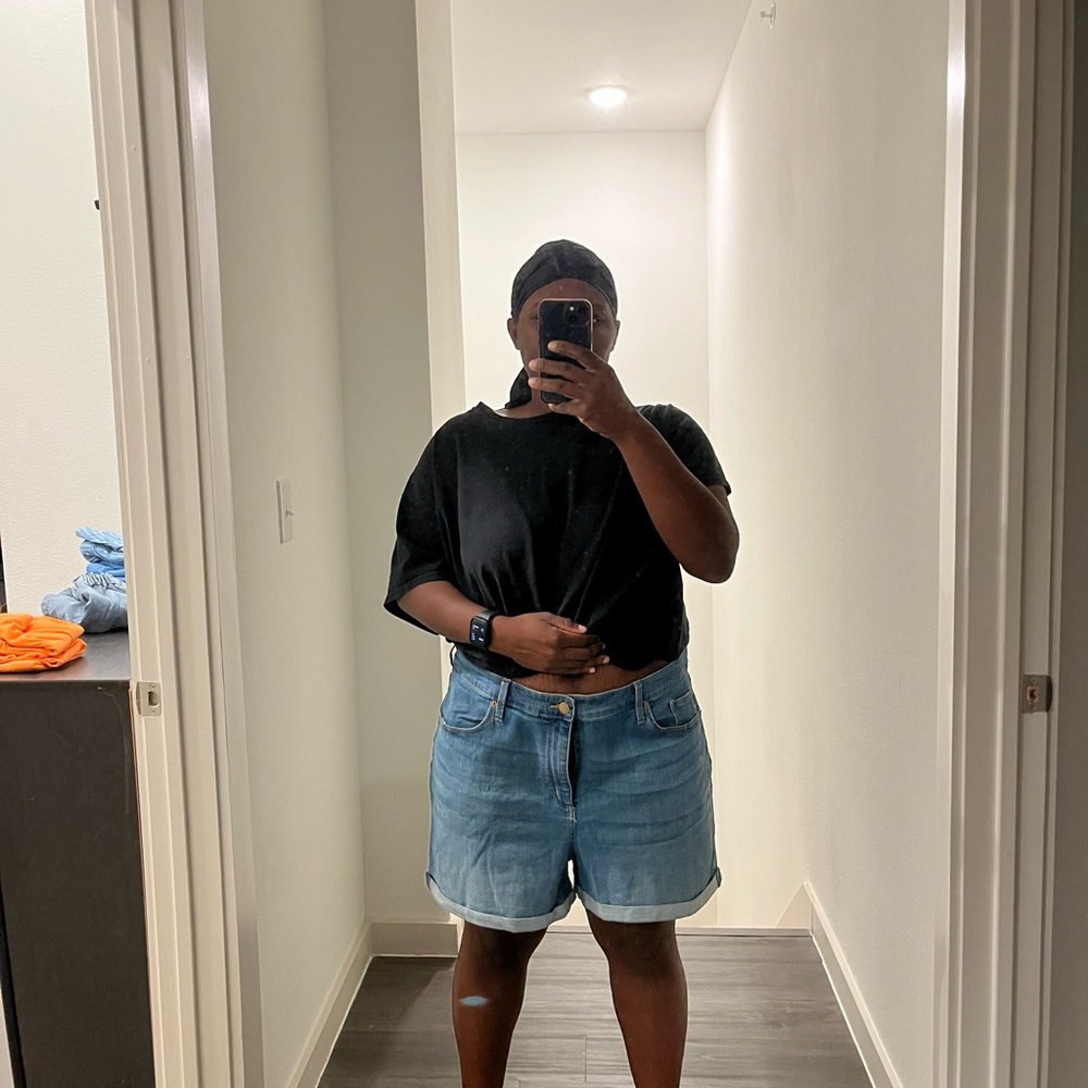 Target Light Blue Jean Shorts